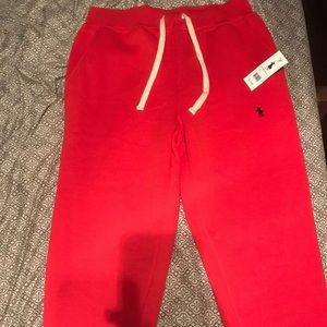 red polo sweats
